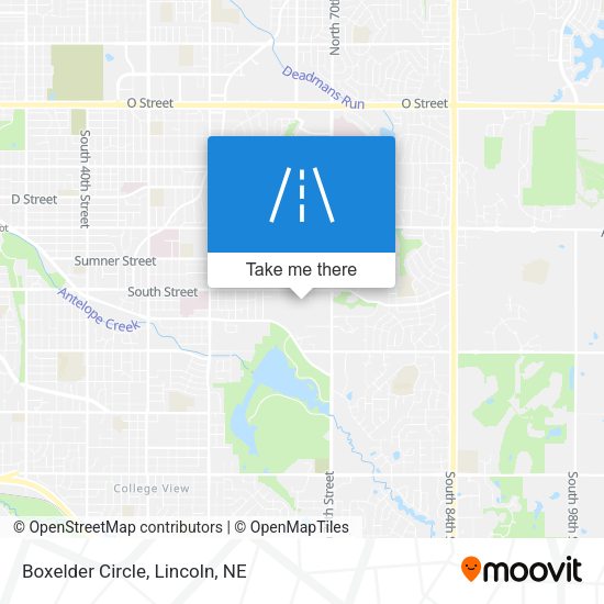 Mapa de Boxelder Circle