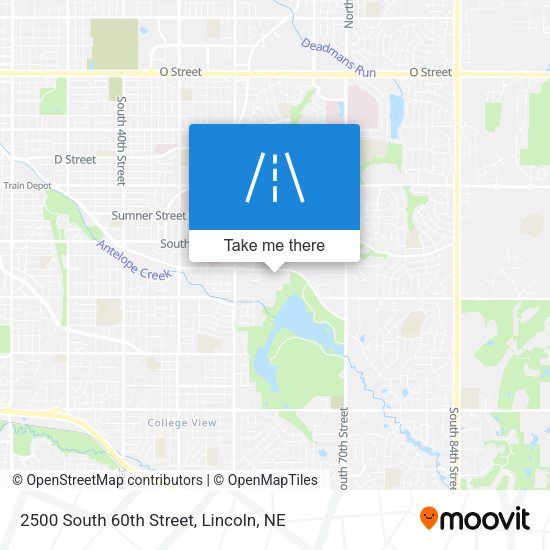 Mapa de 2500 South 60th Street