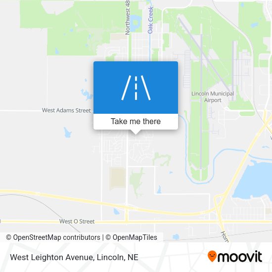 West Leighton Avenue map