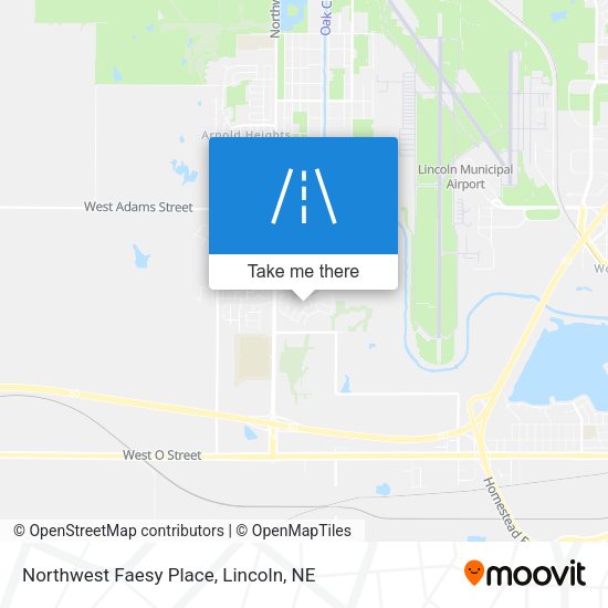 Northwest Faesy Place map