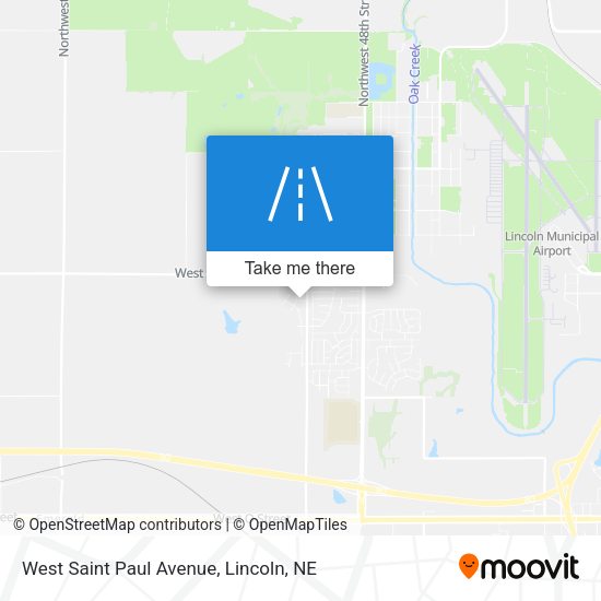 West Saint Paul Avenue map