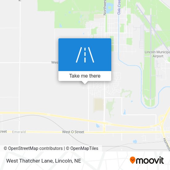 West Thatcher Lane map