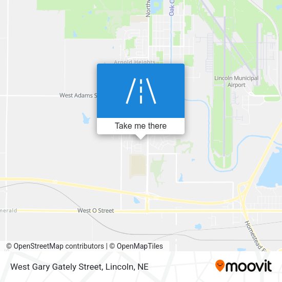 West Gary Gately Street map
