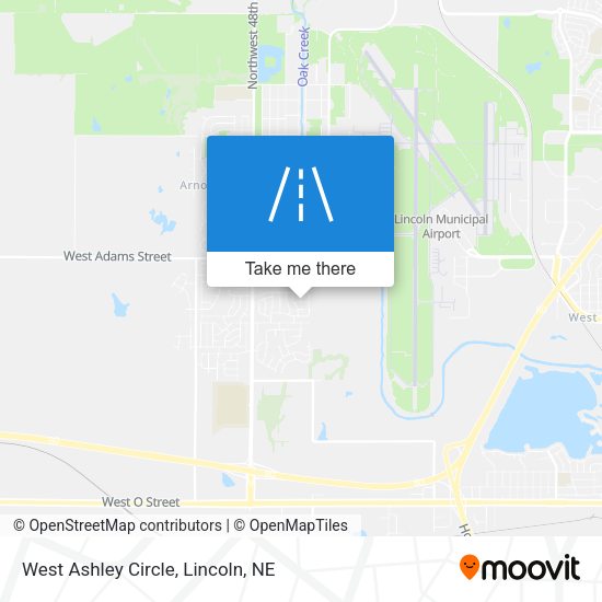 West Ashley Circle map