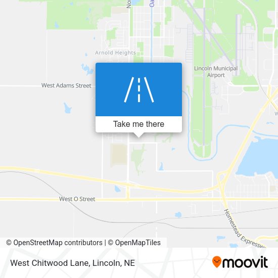 West Chitwood Lane map