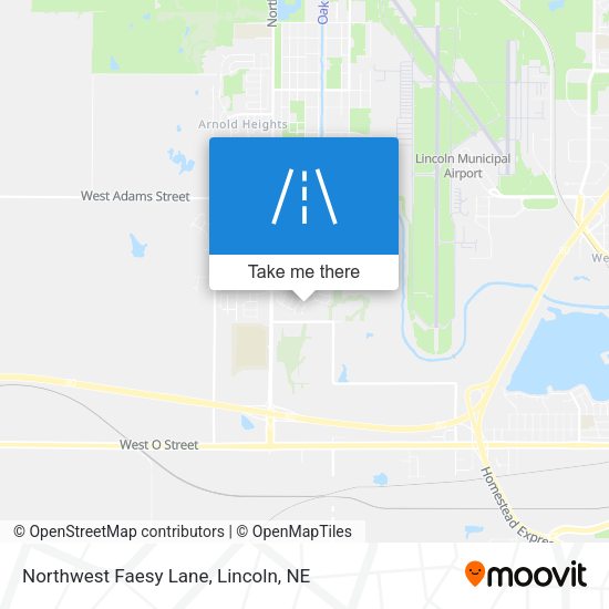 Mapa de Northwest Faesy Lane