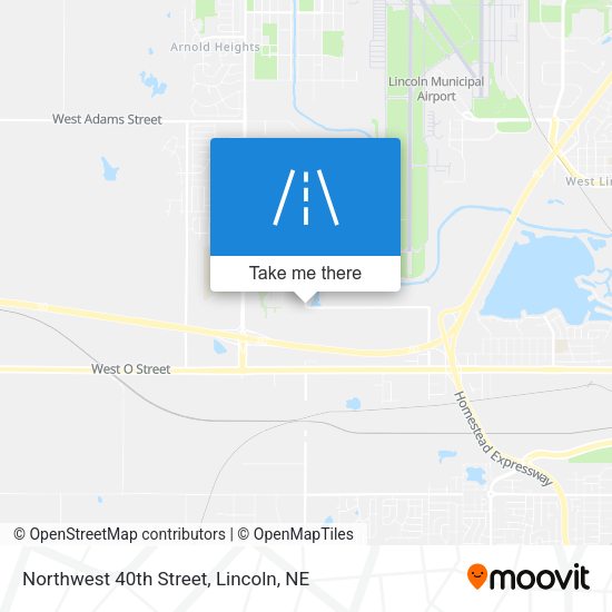 Mapa de Northwest 40th Street
