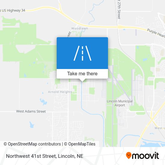 Northwest 41st Street map