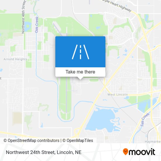 Mapa de Northwest 24th Street