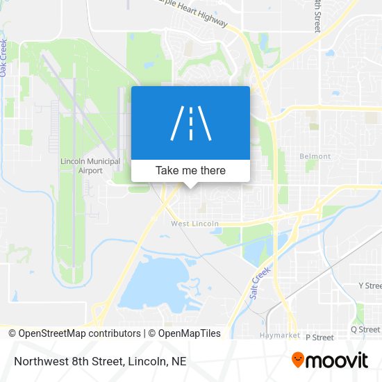 Northwest 8th Street map