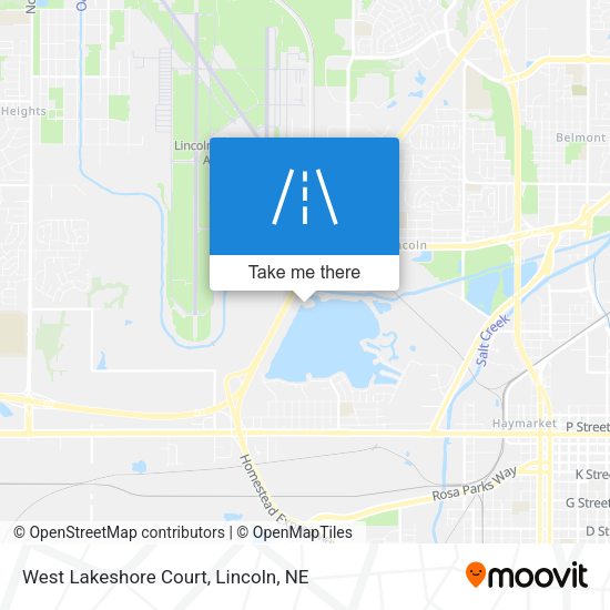 West Lakeshore Court map