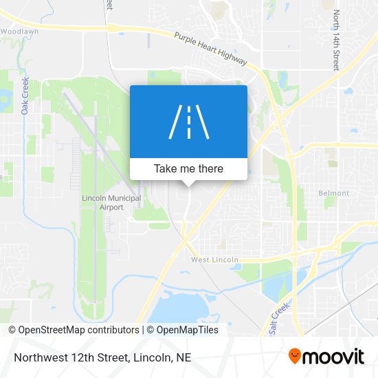 Mapa de Northwest 12th Street