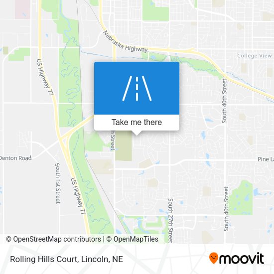 Mapa de Rolling Hills Court