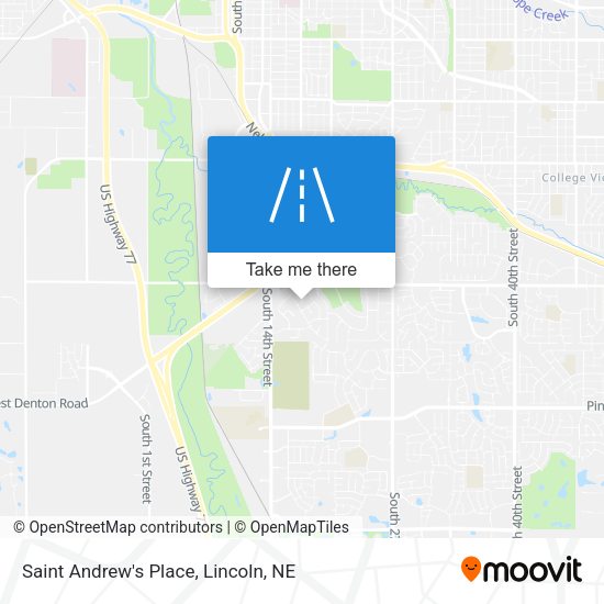 Saint Andrew's Place map