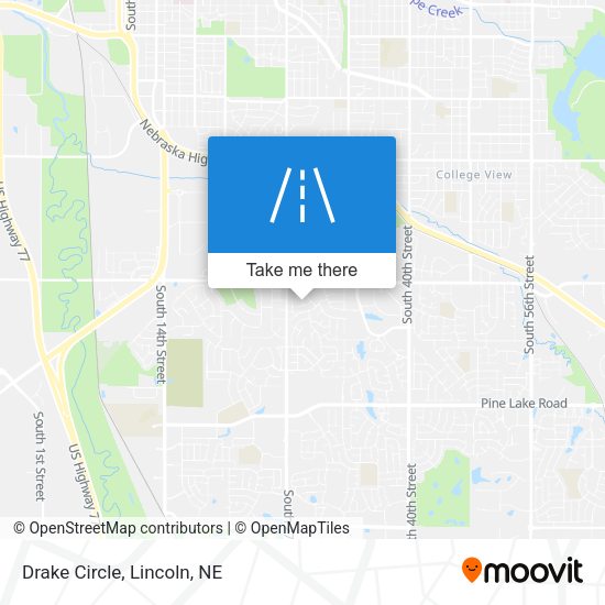 Mapa de Drake Circle