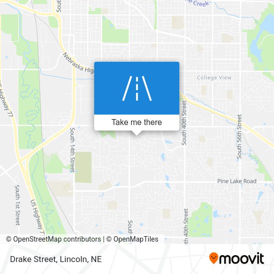 Mapa de Drake Street