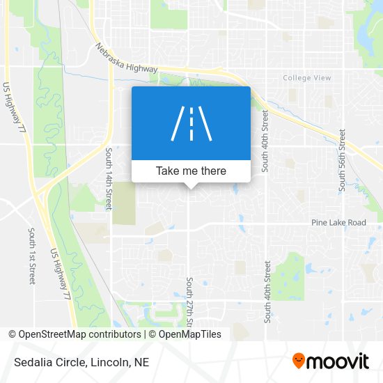 Mapa de Sedalia Circle