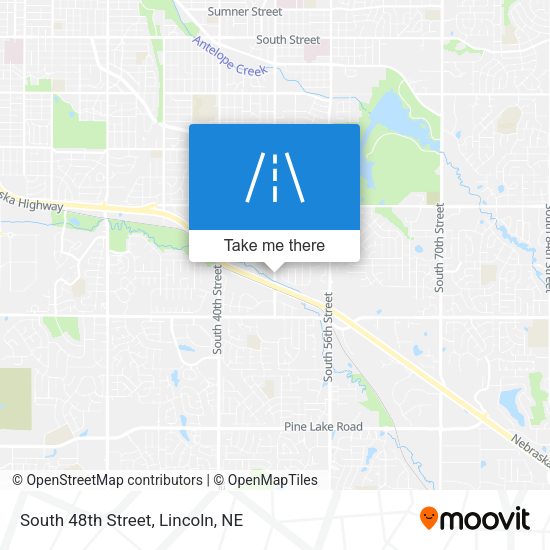 Mapa de South 48th Street