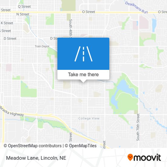 Mapa de Meadow Lane