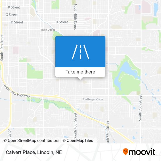 Mapa de Calvert Place