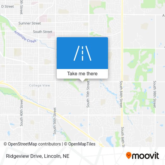 Mapa de Ridgeview Drive