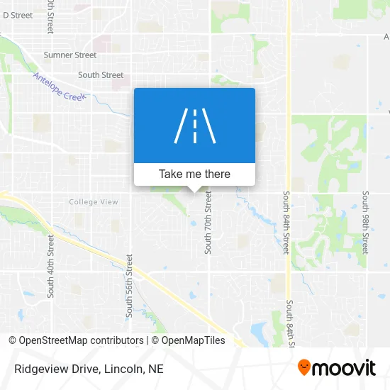 Ridgeview Drive map