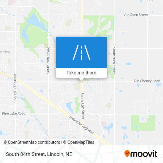 Mapa de South 84th Street