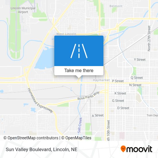 Sun Valley Boulevard map