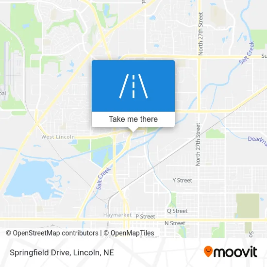 Springfield Drive map