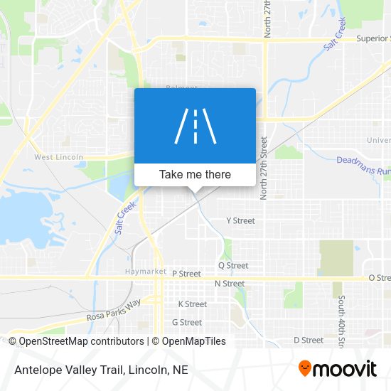 Antelope Valley Trail map