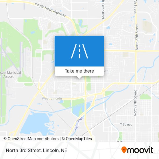 Mapa de North 3rd Street