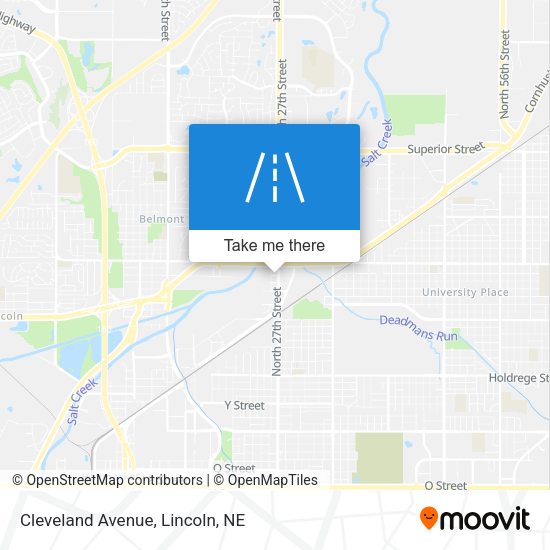 Mapa de Cleveland Avenue