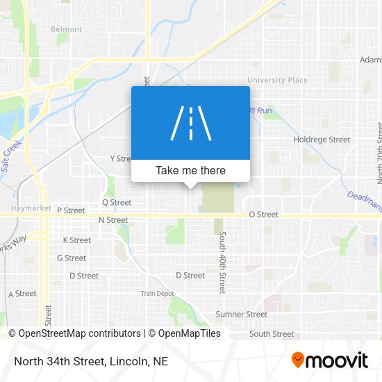 Mapa de North 34th Street