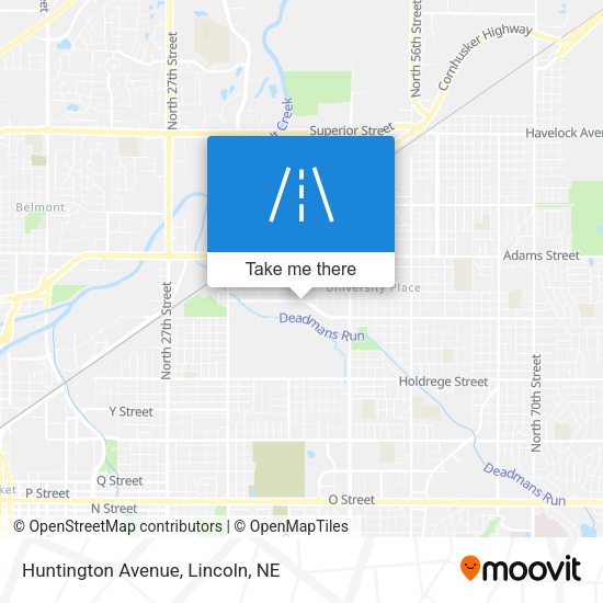 Mapa de Huntington Avenue