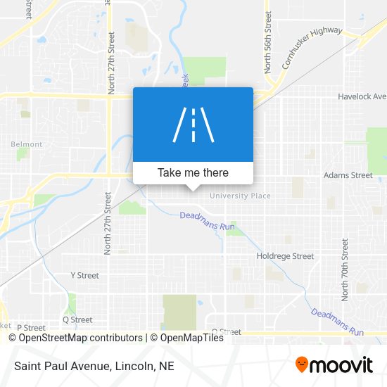 Mapa de Saint Paul Avenue