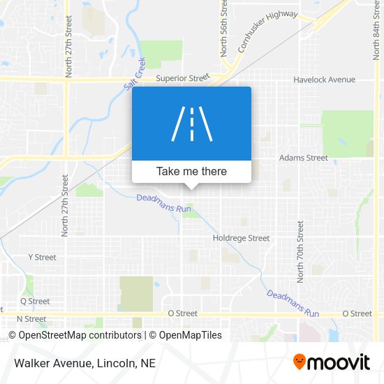 Mapa de Walker Avenue