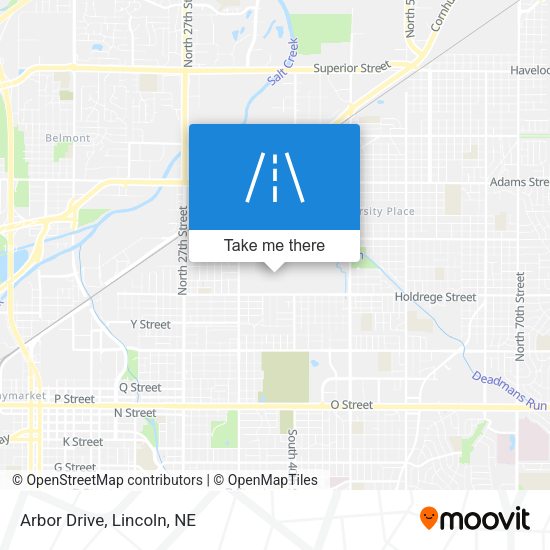 Mapa de Arbor Drive