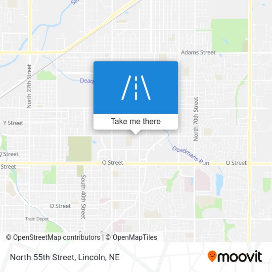 Mapa de North 55th Street