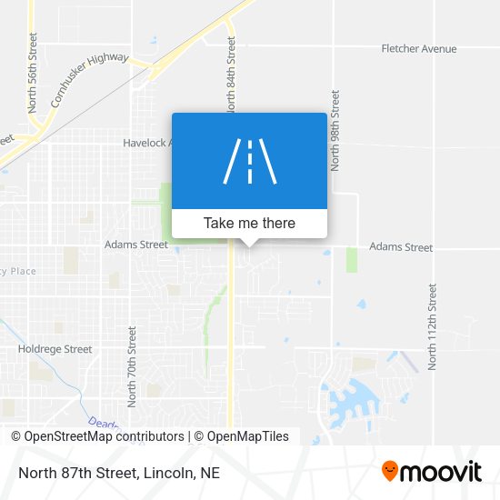 Mapa de North 87th Street
