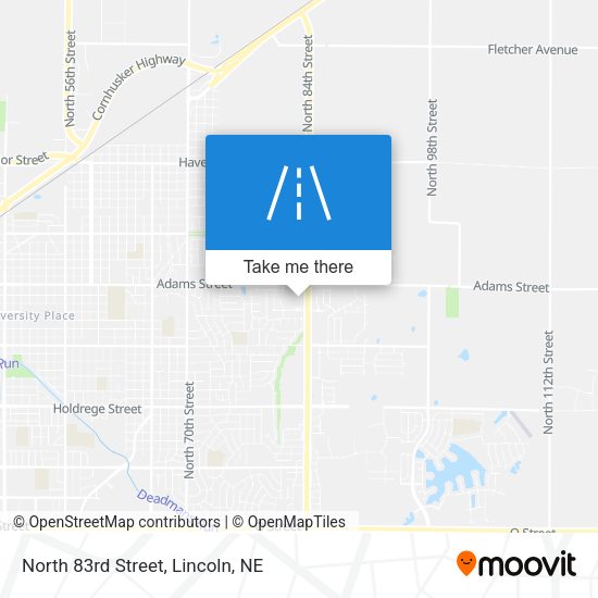 Mapa de North 83rd Street