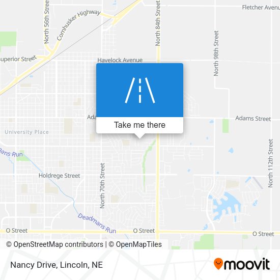 Mapa de Nancy Drive