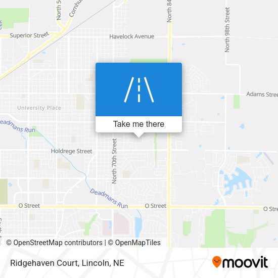 Mapa de Ridgehaven Court