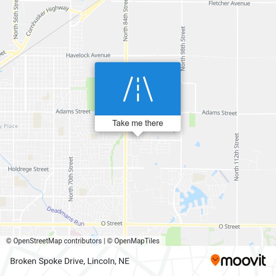 Broken Spoke Drive map