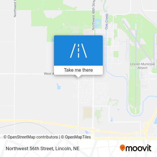 Northwest 56th Street map