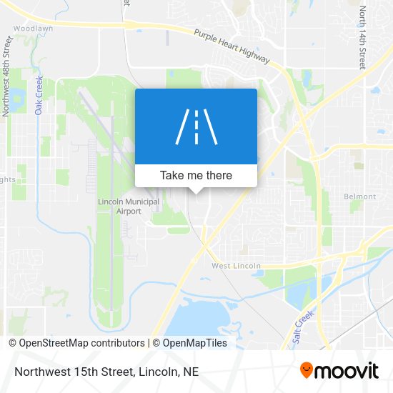 Mapa de Northwest 15th Street