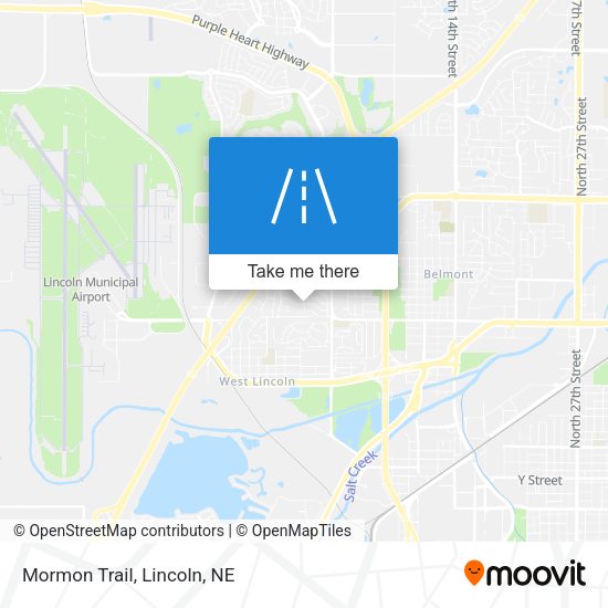Mapa de Mormon Trail
