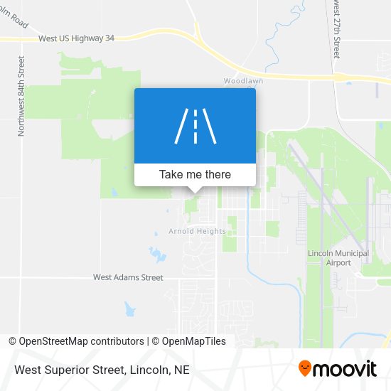 Mapa de West Superior Street