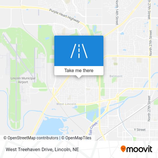 Mapa de West Treehaven Drive