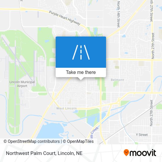 Mapa de Northwest Palm Court