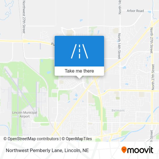 Northwest Pemberly Lane map